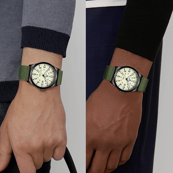 LN LENQIN Mens Watches Military Sport Analog Quartz Watch for Men