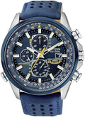 Citizen Men's Eco-Drive Sport Luxury World Chronograph Atomic Time Keeping Watch